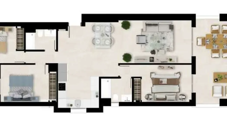 Apartamento de 2 dormitorios en Estepona, Spain No. 391 № 1