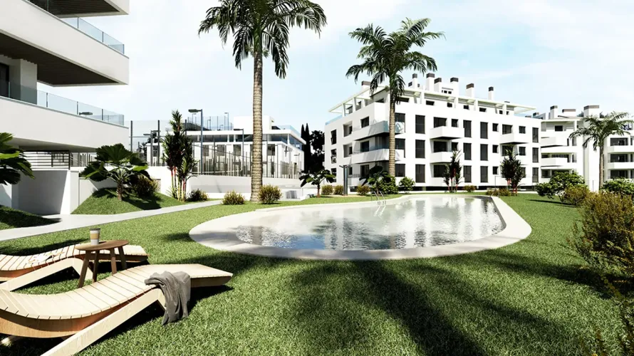 Apartamento de 2 dormitorios en Mijas Costa, Spain No. 308 № 2