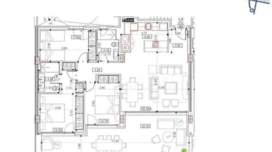 Apartamento de 3 dormitorios en Cortes (San Pedro De Alcantara), Spain No. 719 № 12