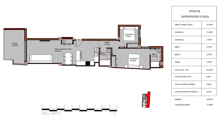Apartamento de 2 dormitorios en Alegria Residencial XIX Torrevieja, Spain No. 66