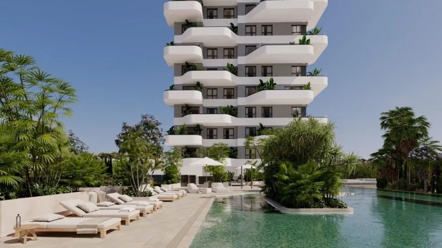Apartamento de 2 dormitorios en Calpe, España No. 1486