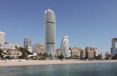 Apartamento de 2 dormitorios en Benidorm, España No. 1270
