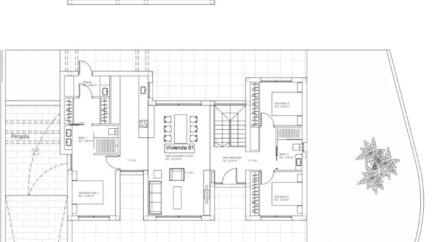 Apartamento de 3 dormitorios en El Campello, España No. 1211 № 1