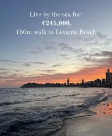 Apartamento de 1 dormitorio en Benidorm, España No. 1758