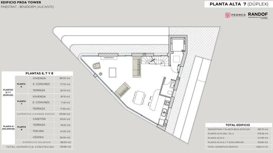 Ático de 3 dormitorios en Finestrat, España No. 1447 № 4