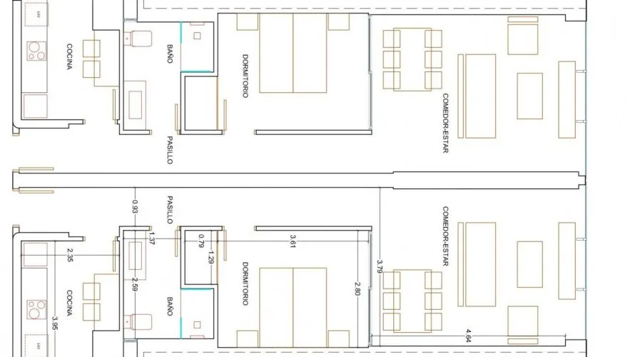 Apartamento de 1 dormitorio en Benidorm, España No. 1165 № 10