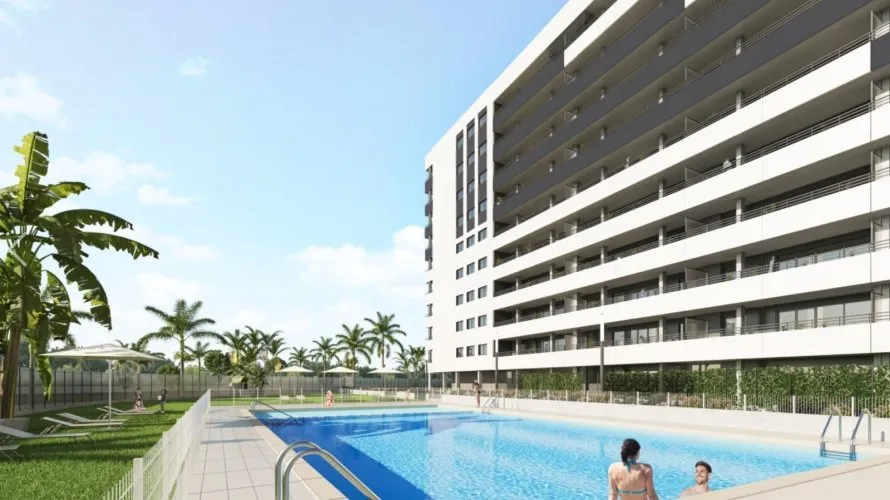 Apartamento de 2 dormitorios en Alicante, España No. 1646