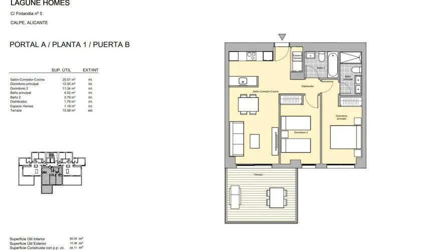 Apartamento de 2 dormitorios en Calpe, España No. 1307 № 9