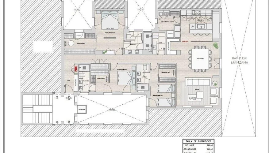Apartamento de 3 dormitorios en Madrid, España No. 1440