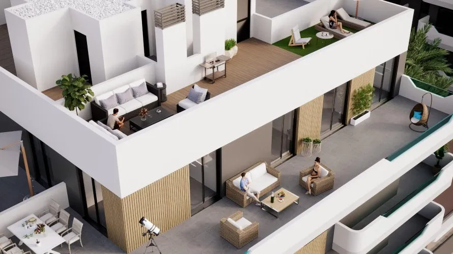Apartamento de 3 dormitorios en Santa Pola, España No. 1396 № 2