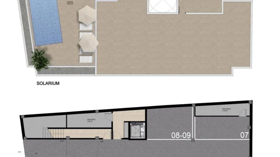 Apartamento de 2 dormitorios en Elche, España No. 2104 № 11