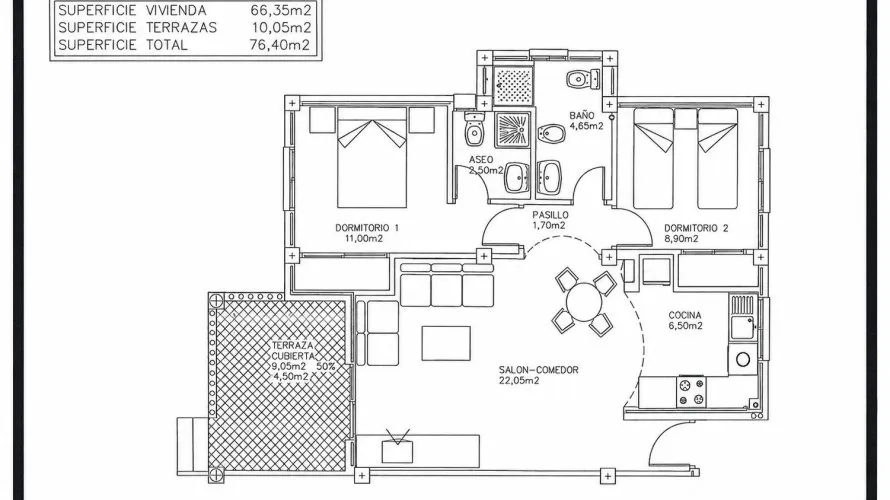 Apartamento de 2 dormitorios en La Zenia, España No. 2487 № 16