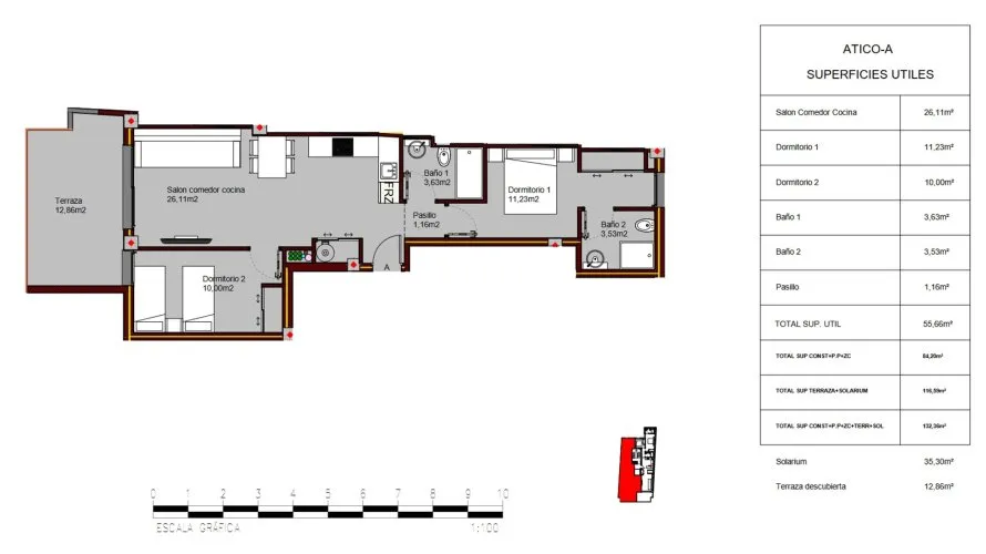 Apartment de 2 chambres à Alegria Residencial XIX Torrevieja, Spain No. 65