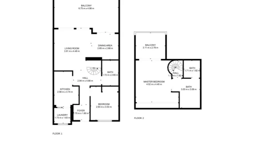 Duplex de 2 chambres à Marbella, Spain No. 753