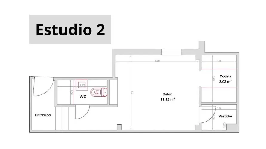 Apartment de 42m² à Madrid, Spain No. 1542