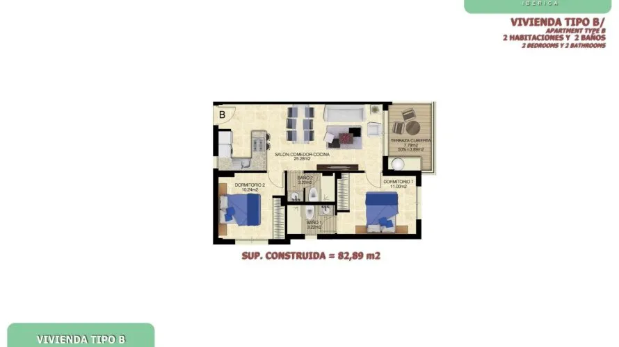 Apartment de 2 chambres à Torrevieja, Espagne No. 1683 № 4