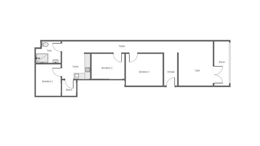 Apartment de 2 chambres à Alicante, Espagne No. 2297
