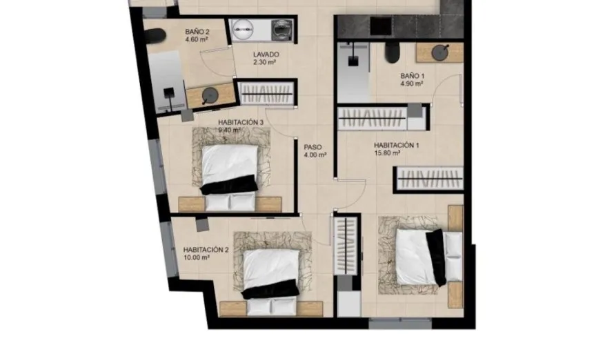 Apartment de 2 chambres à Elche, Espagne No. 2104 № 10