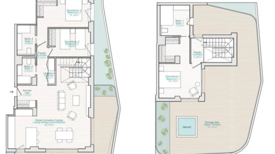 Penthouse de 3 chambres à Villajoyosa, Espagne No. 2671 № 18
