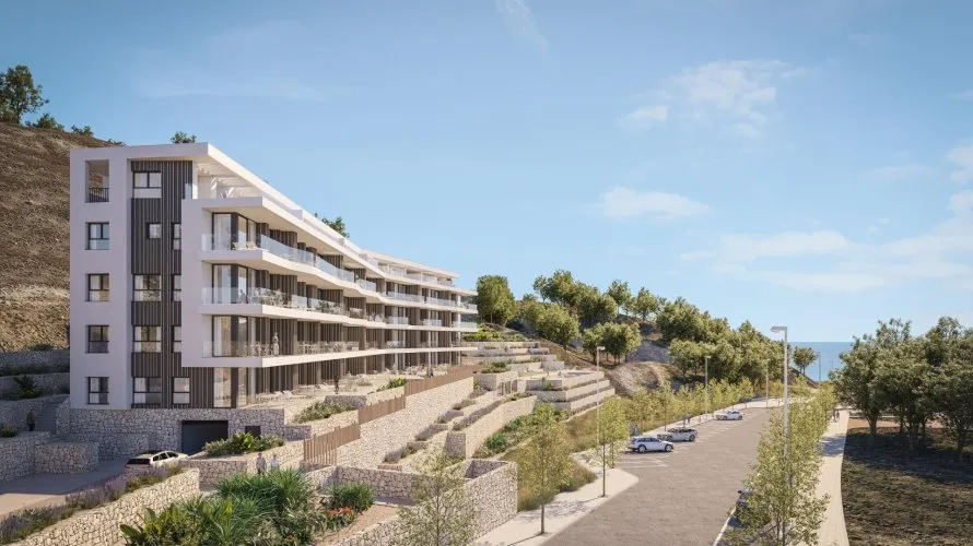Apartment de 2 chambres à Villajoyosa, Espagne No. 2606