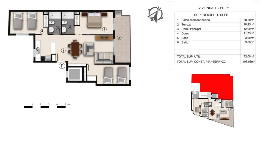 Квартира с 3 спальнями в Alegria Residencial XX, Торревьеха, Испания №69