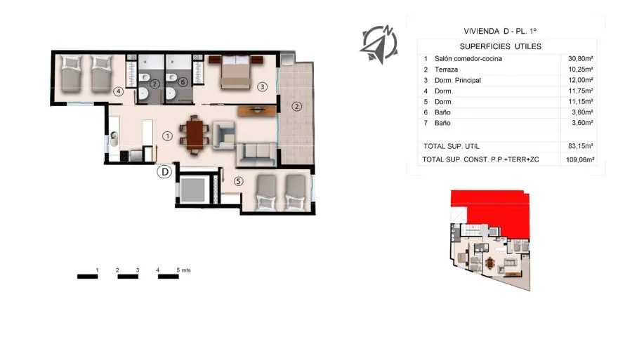 Квартира с 3 спальнями в Alegria Residencial XX, Торревьеха, Испания №67