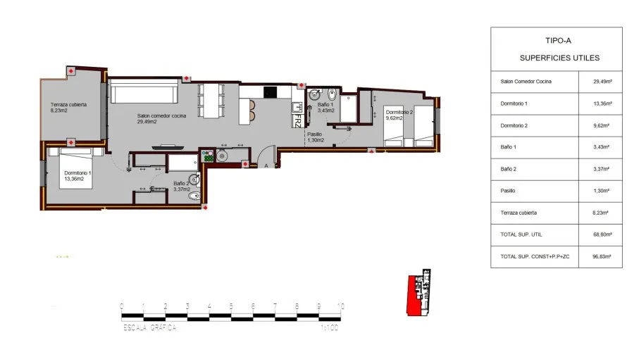 Квартира с 2 спальнями в Alegria Residencial XIX, Торревьеха, Испания №63