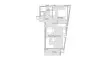 Планировка Квартиры с 1 спальней в ЖК ALEGRIA IV ALICANTE № 2091