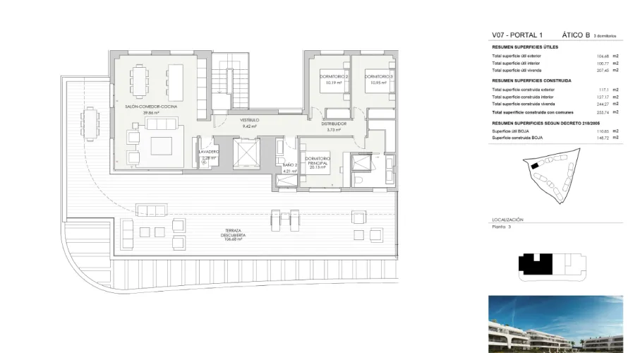 3 bedrooms apartment for sale , La Atalaya, Spain No. 265 № 4