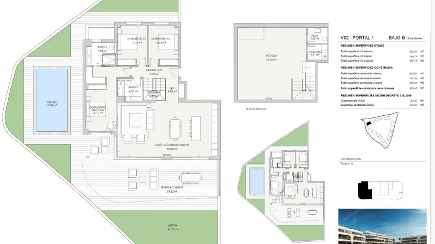 3 bedrooms apartment for sale , La Atalaya, Spain No. 265 № 3