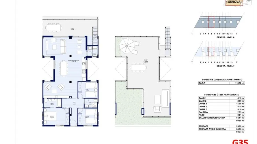 3 bedrooms penthouse for sale, L'Alfàs del Pi, Spain No. 1461 № 14