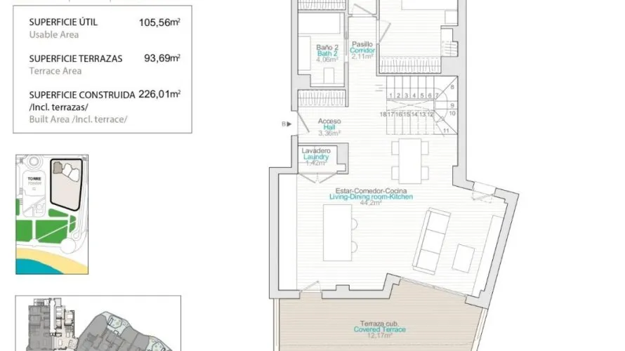 3 bedrooms penthouse for sale, Villajoyosa, Spain No. 1757 № 27