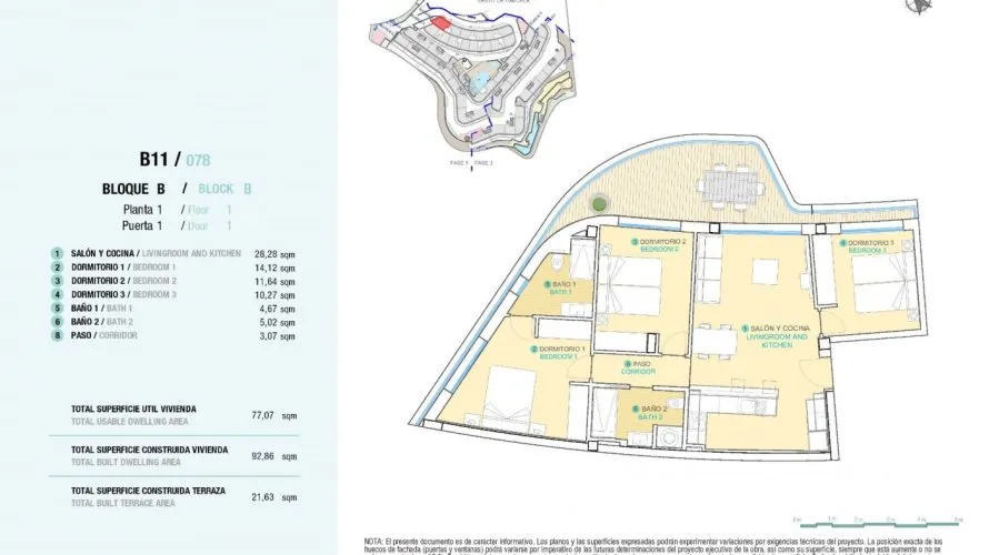 3 bedrooms apartment for sale, Aguilas, Spain No. 1175 № 7