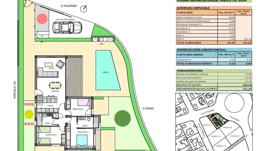 3 bedrooms apartment for sale, Polop, Spain No. 1393
