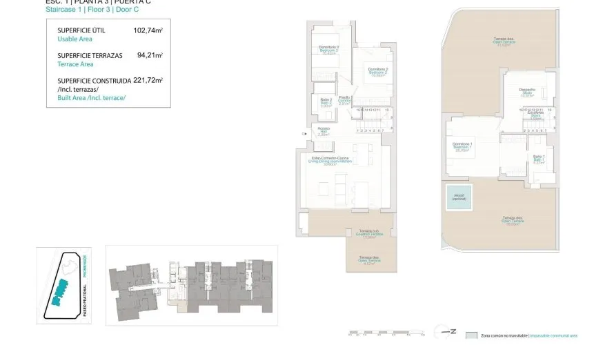 3 bedrooms penthouse for sale, Villajoyosa, Spain No. 1273 № 2