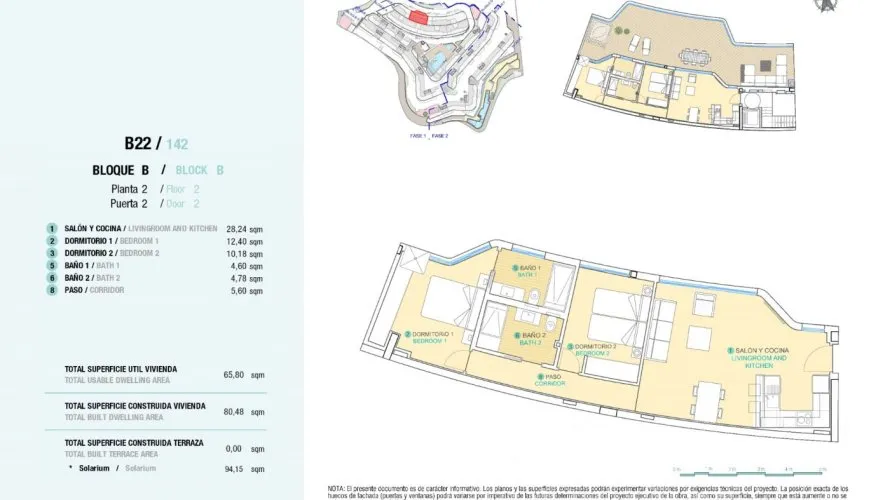 2 bedrooms penthouse for sale, Aguilas, Spain No. 1174 № 7