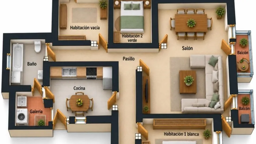 3 bedrooms apartment for sale, Castalla, Spain No. 2761 № 1