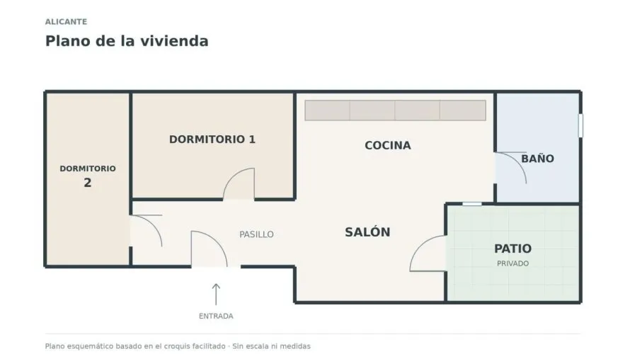 1 bedroom apartment for sale, Alicante, Spain No. 2796